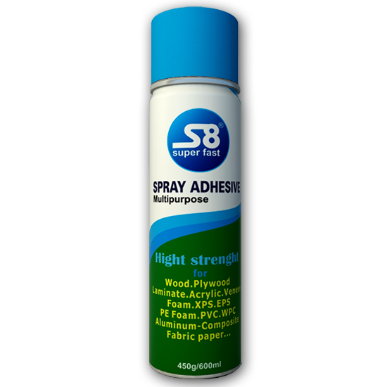Keo phun S8 Bình xịt tự phun - S8 Hi-Strength 90 degree Spray Adhesive